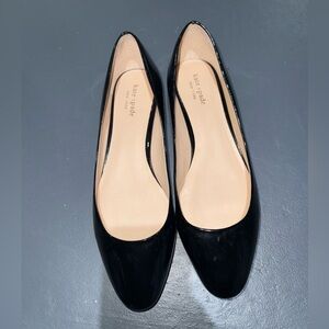 Kate Spade Black Patent Flats